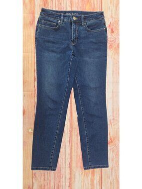 Tommy Bahama Womens High Rise Ankle Skinny Jeans Size 4 Boracay Indigo Breakwate
